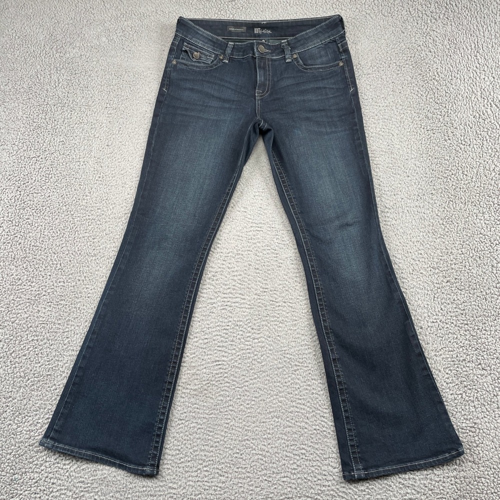 KUT from the Kloth Jeans Womens 10 Blue Natalie High Rise Bootcut Dark Wash